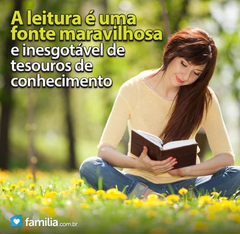 A Importância De Ler Bons Livros Familia 